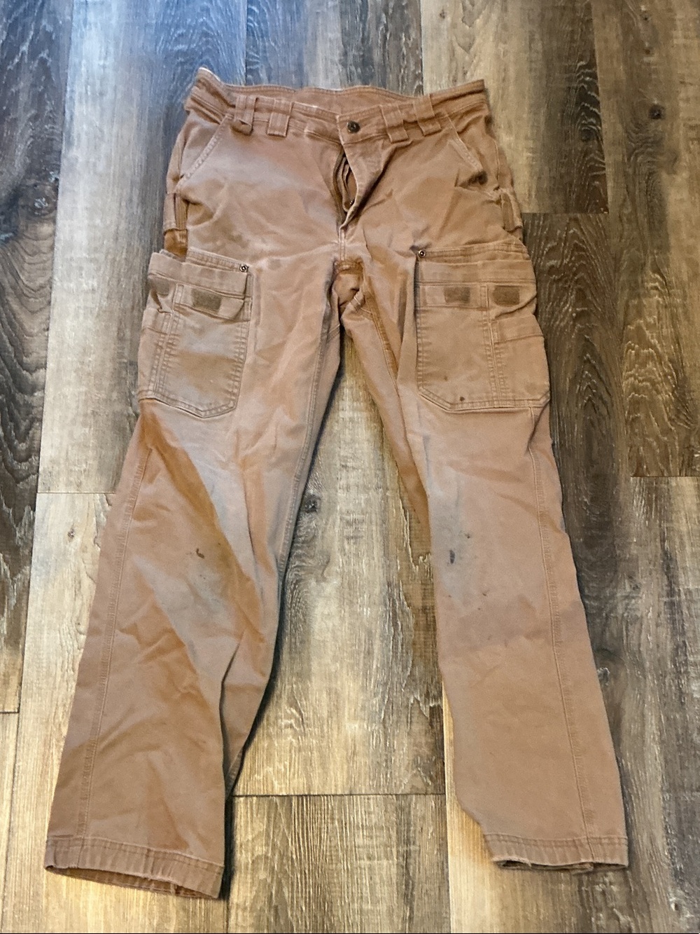 Duluth Trading Co Brown Cargo Work Pants